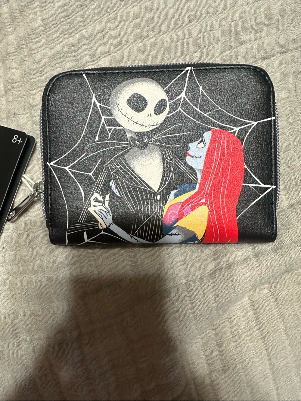 Nightmare before Christmas Loungefly Zip Wallet - Jack and Sally